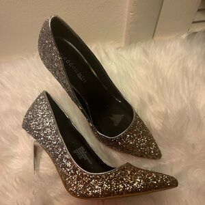 Madden Girl OHNICE glitter heels